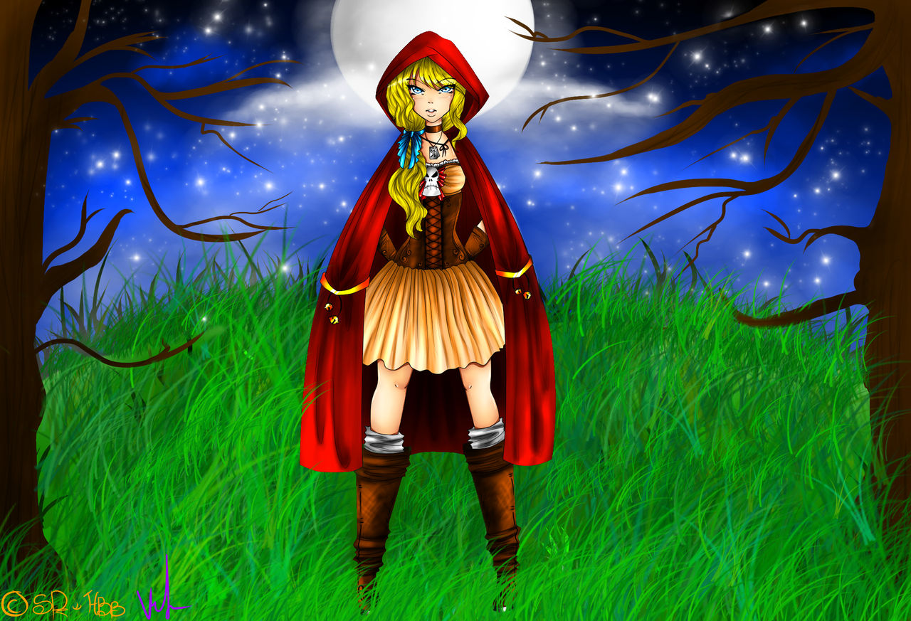 Ruby Red Ridhing Hood Ruby Red riding hood by SketchyRainBow on DeviantArt