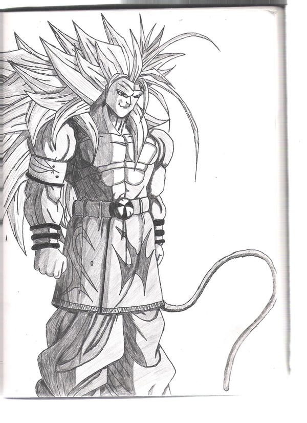 goku SSJ 5 by bionickwarrior on DeviantArt
