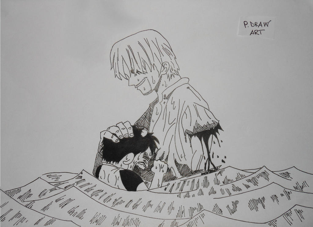 Shanks Using Hand Shanks by pdrawart on DeviantArt
