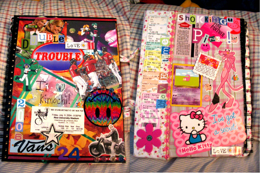 My sketchbook cover, I decided to decorate my sketchbook. A…