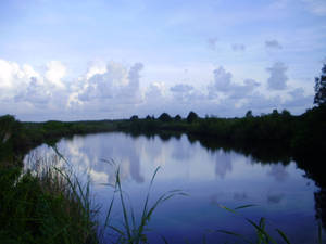 A cloudy day on the water