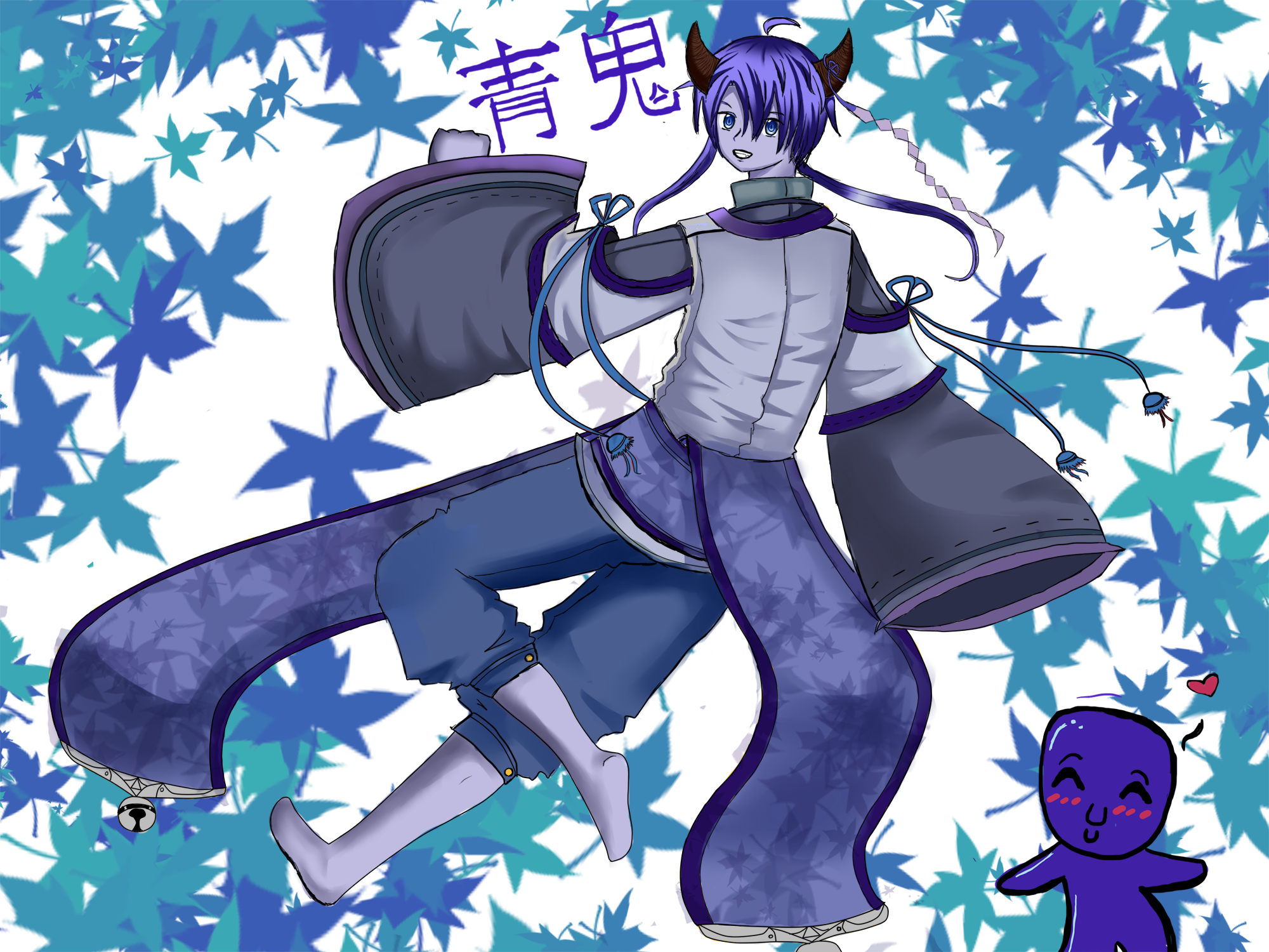 Ao Oni by SaraHericProductions on DeviantArt