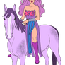 Spinnerella on Horseback