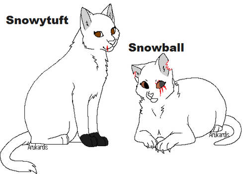 Ask Disgust AU Snowball and Snowytuft