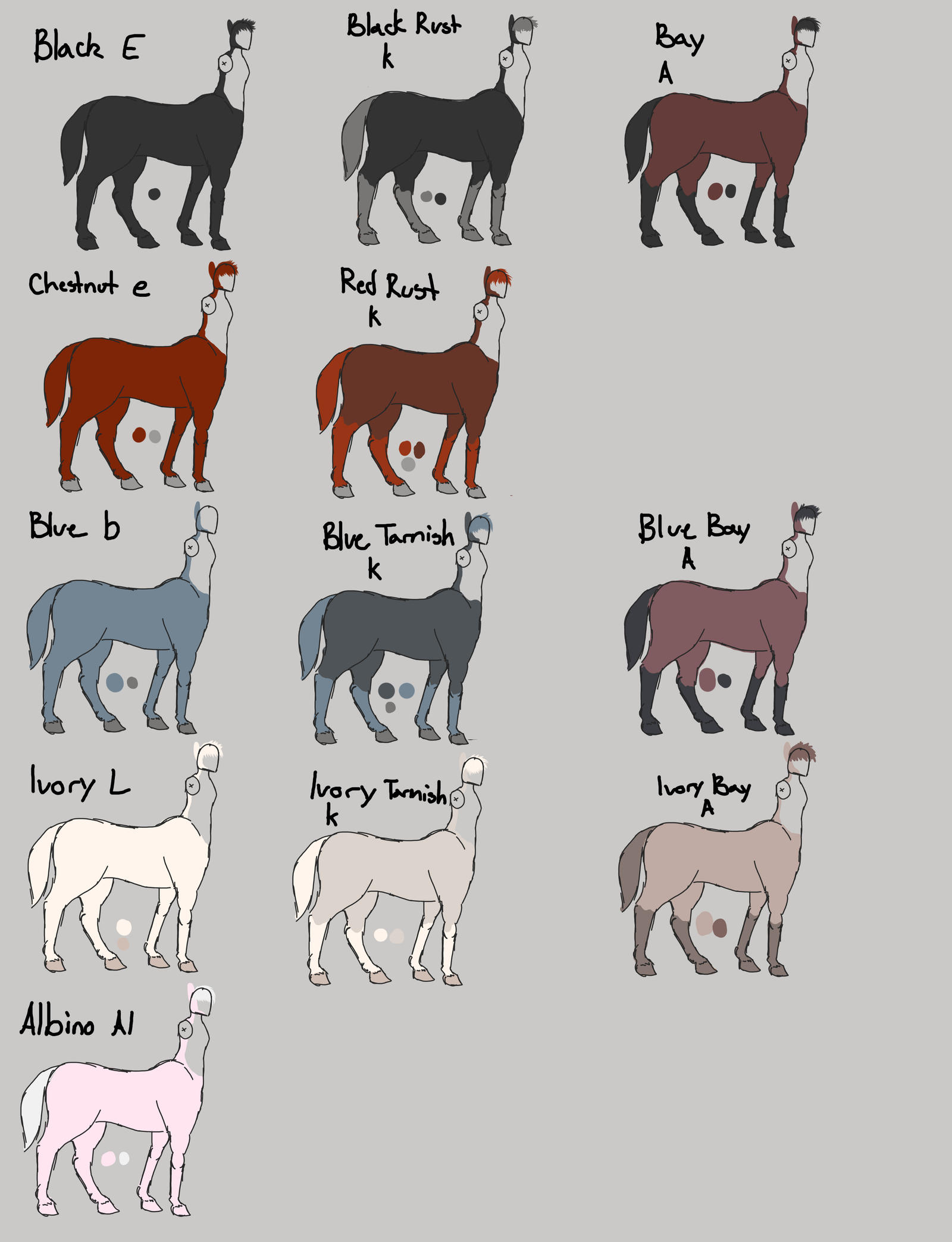 Centaur Clothing Centaur Coat Color (Old/Outdated) by shadow130wolf on DeviantArt