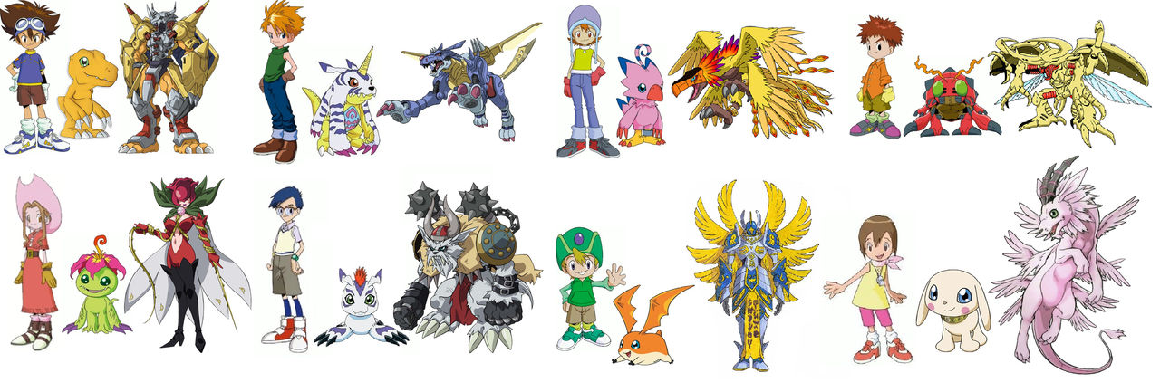 Digimon Adventure- Rookie to Mega by kjg123 on DeviantArt