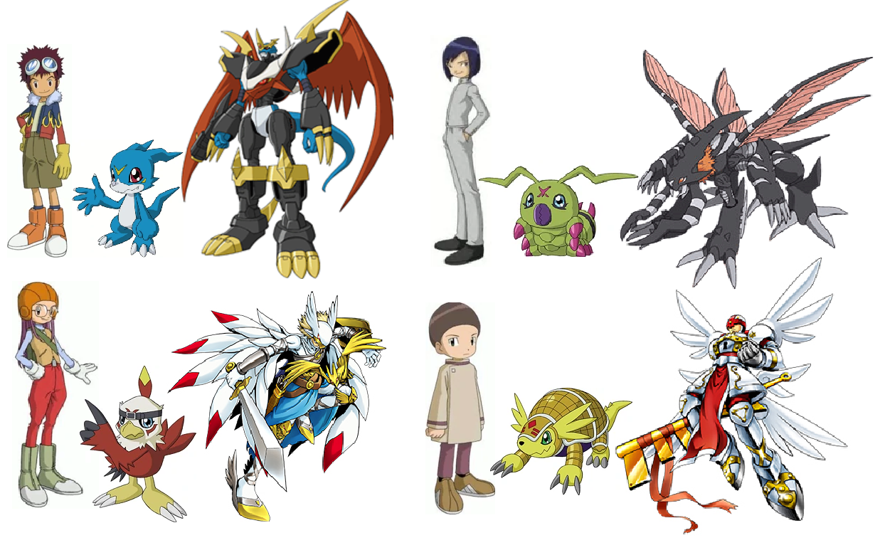 Digimon Adventure 02 Rookie to Mega by kjg123 on DeviantArt