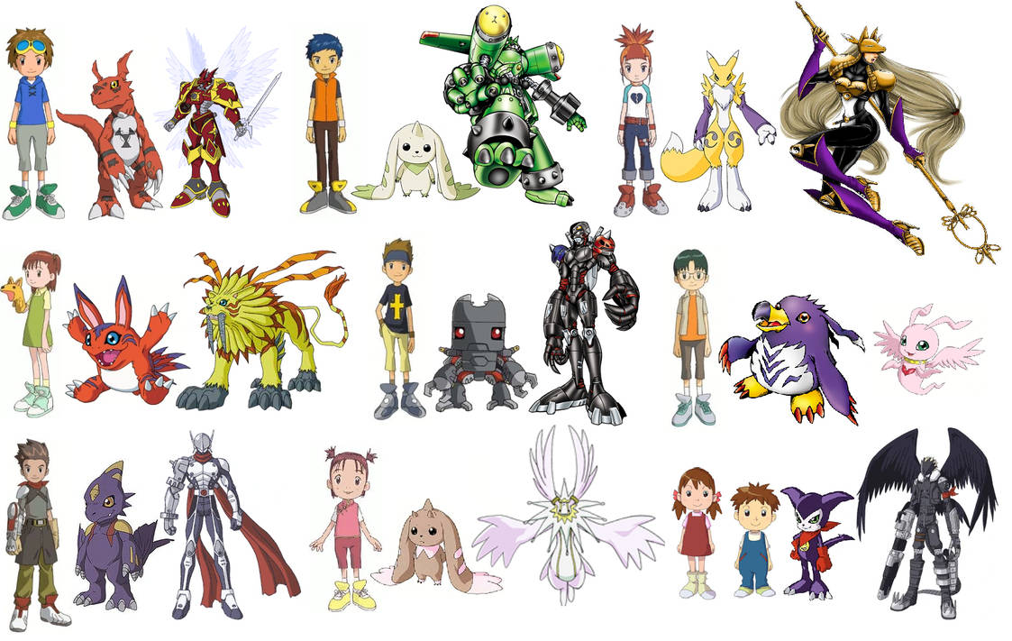Digimon Tamers - Rookie to Mega by kjg123 on DeviantArt