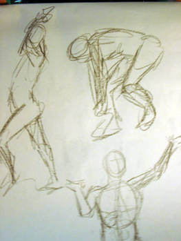Life Drawing 30 second poses