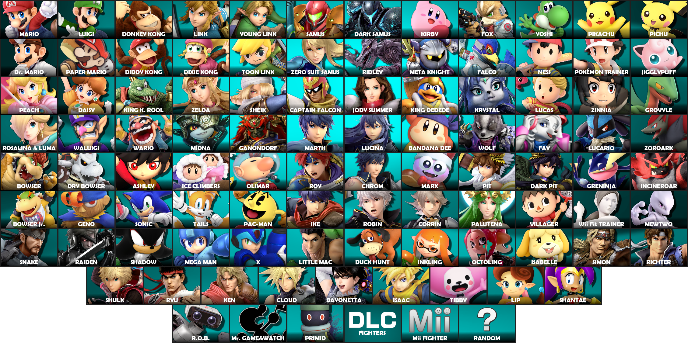 Super Smash Bros. Delta Complete Roster by CyanDelta on DeviantArt