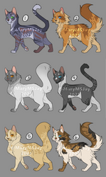 Adoptables #1 [Warrior Cats] - ALL TAKEN!