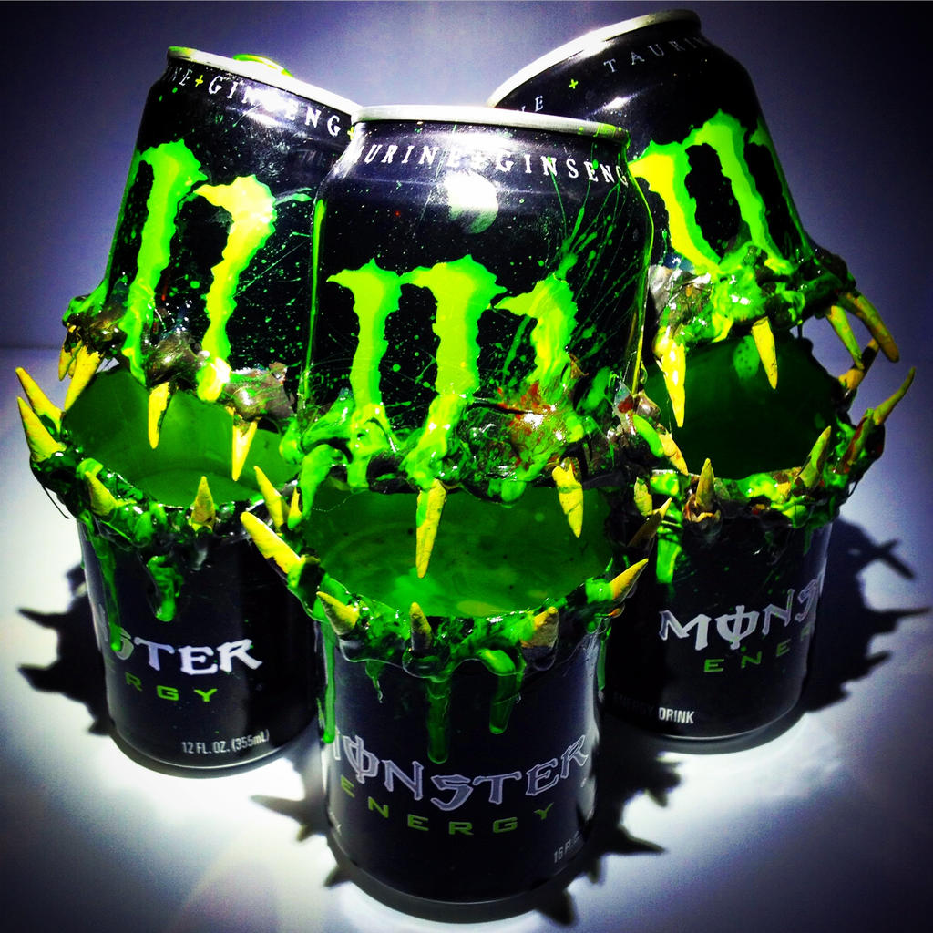 Monster Can Exploding Monster Cans by DeathDealerCA1 on DeviantArt