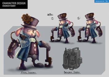 Character Design Engineer Rabbit