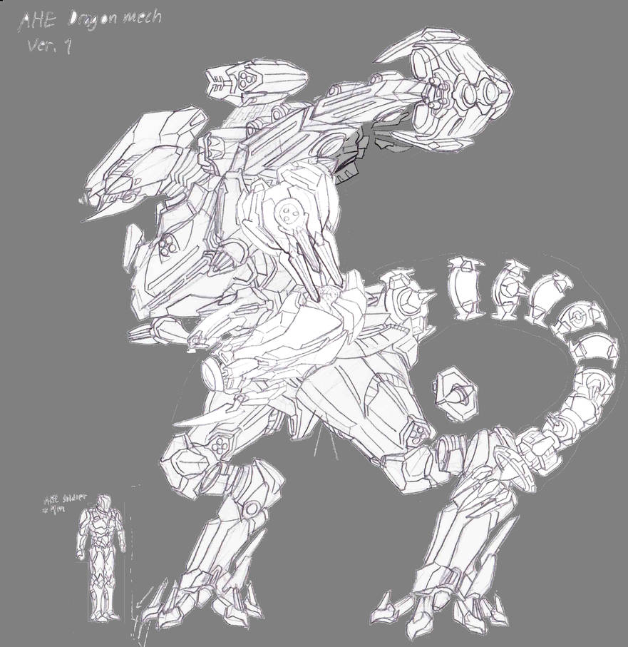 Dragonmech AHE Dragonmech Ver. 2 by LordArcheronVolistad on DeviantArt