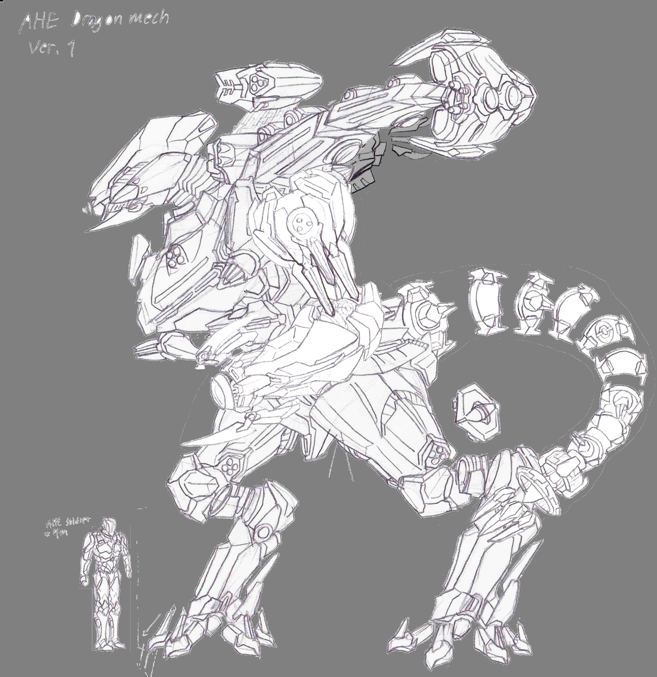 Dragonmech AHE Dragonmech Ver. 2 by LordArcheronVolistad on DeviantArt