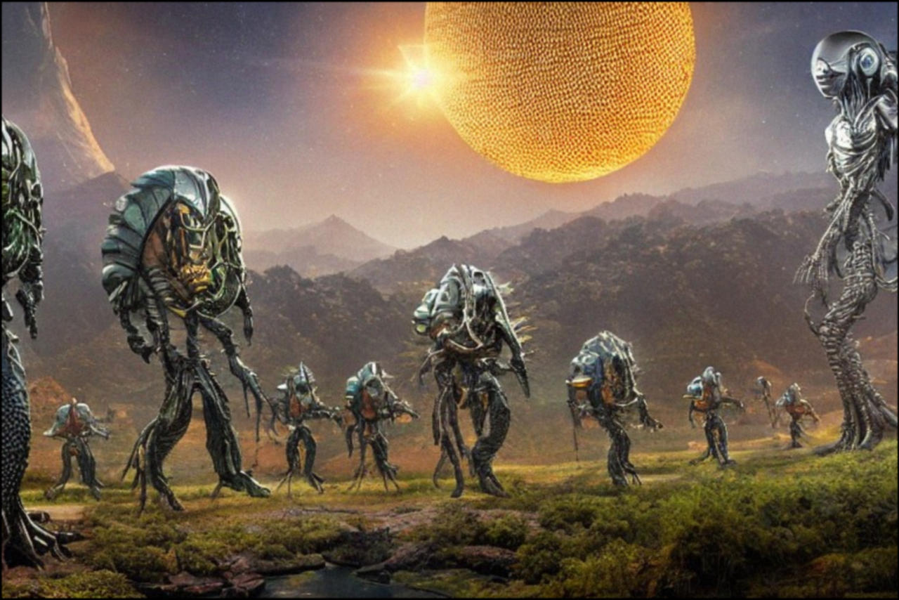 Alien landing (3) by FritzGessler on DeviantArt