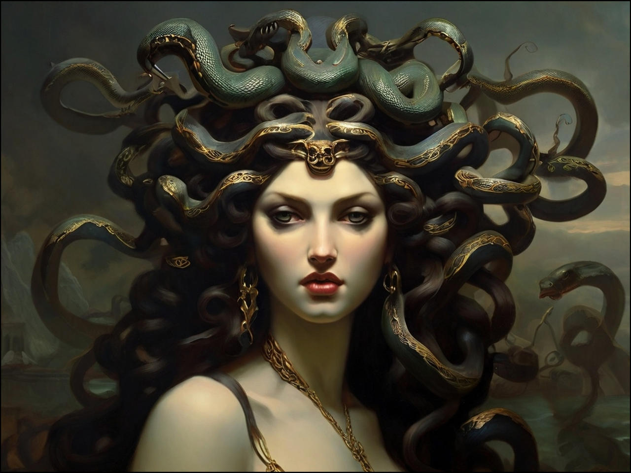 Spring Medusa Medusa With Snakes In Her Hair (2) by FritzGessler on DeviantArt