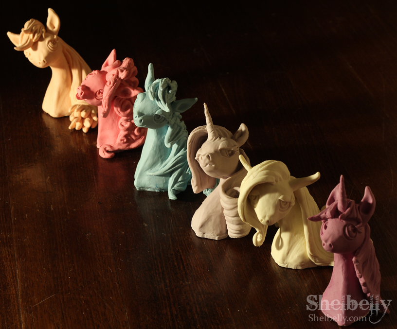 Mane Six Bust set