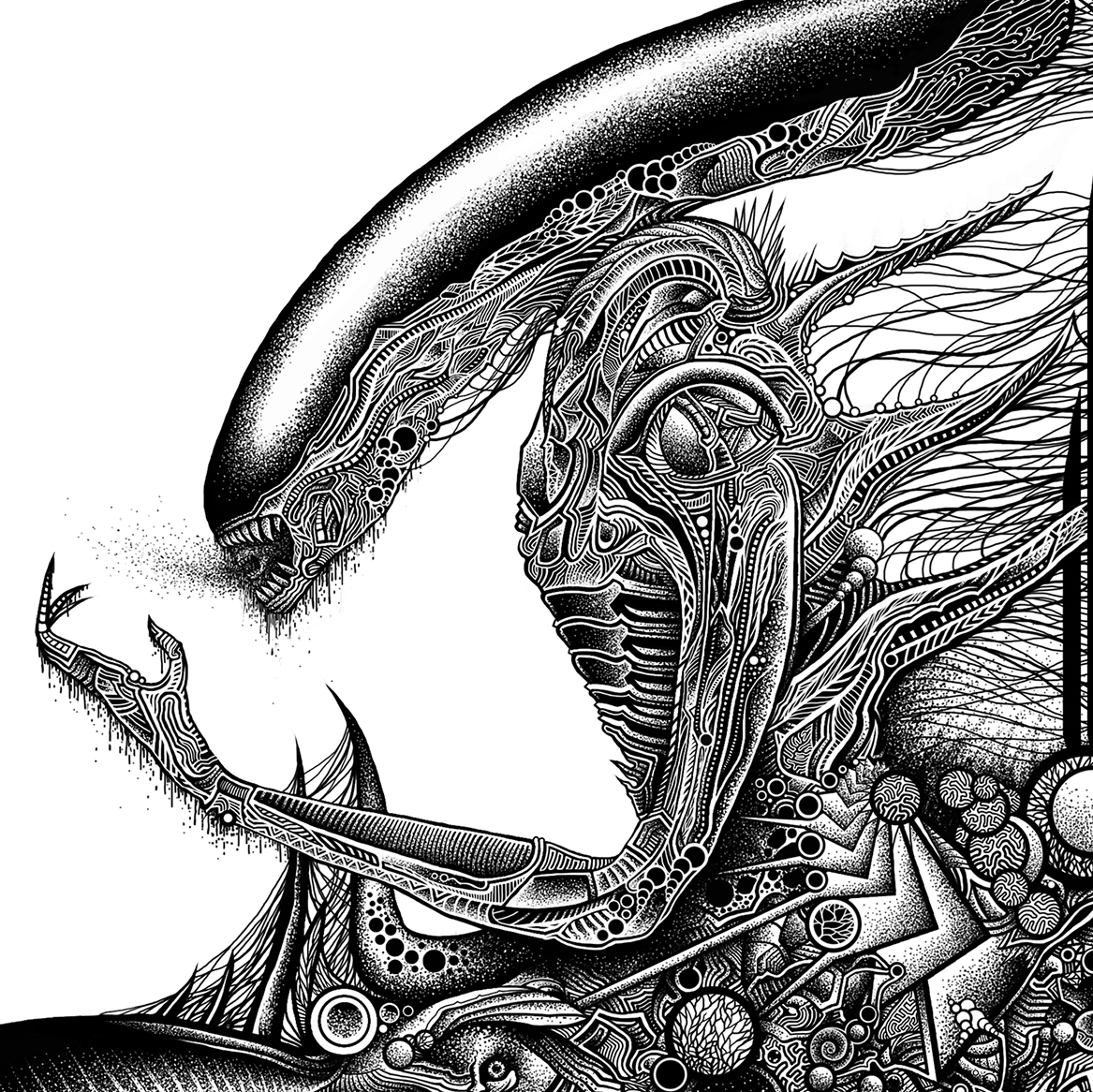 Giger detail 3 by ConnorAndersonArt on DeviantArt