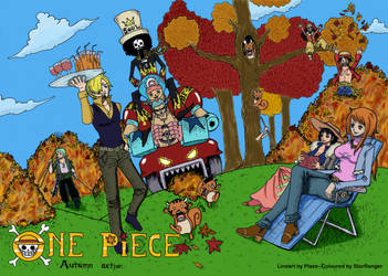 One Piece Autume action coloured