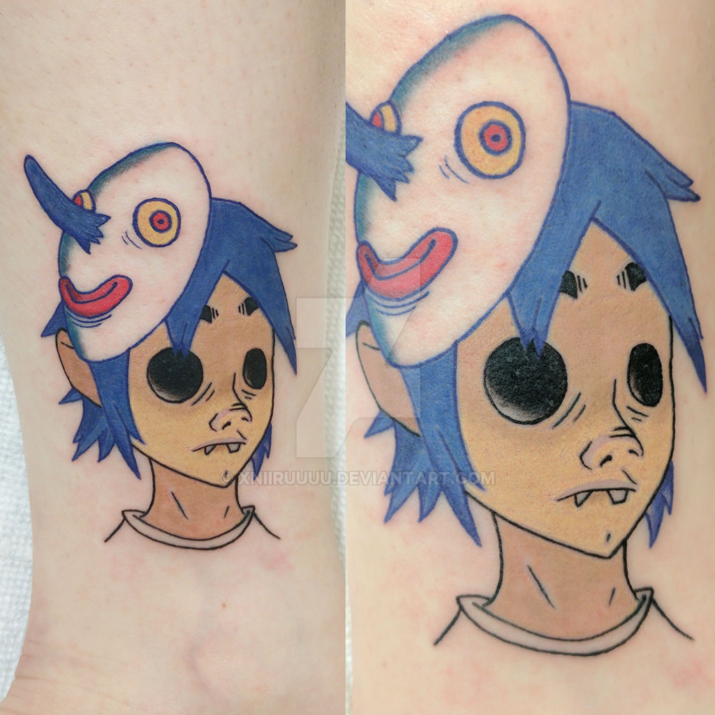 Gorillaz 2D Tattoo by xniiruuuu on DeviantArt
