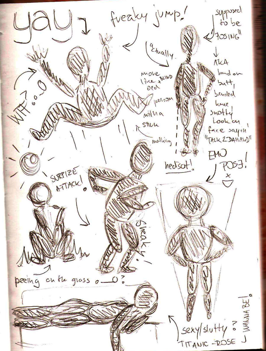 Overpose Odd poses by romantze on DeviantArt