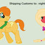 Custom FlutterMac ponies to nightlightwish~