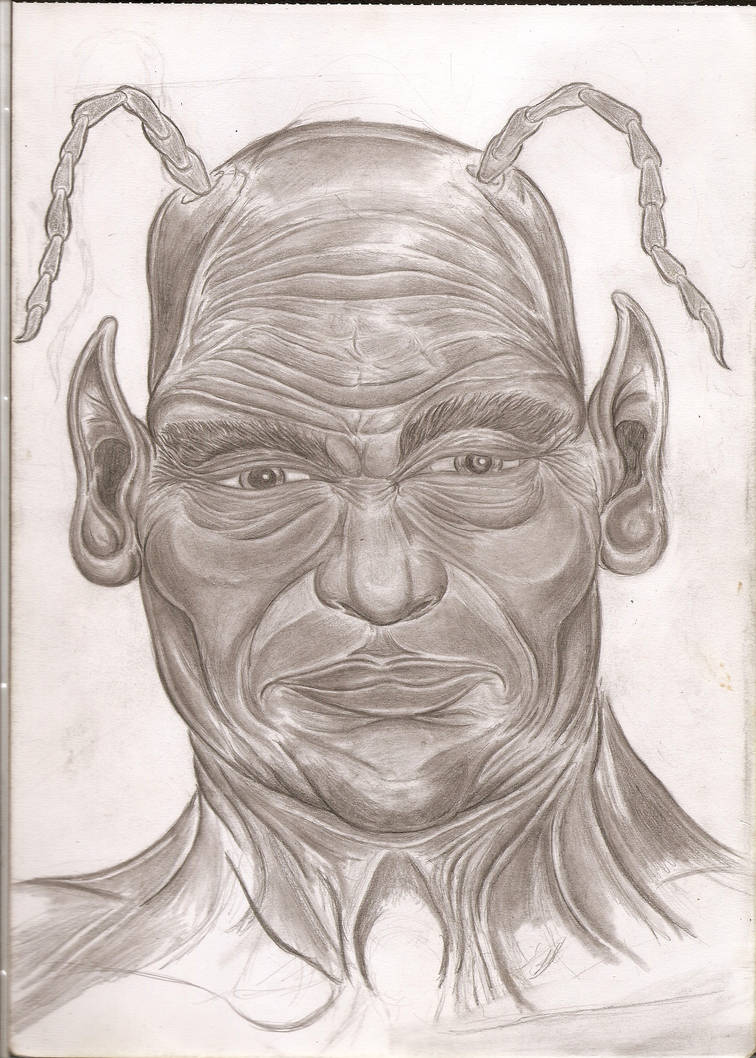 grumpy alien by artilove123 on DeviantArt