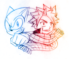 Sonic and Natsu