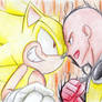 Super Sonic VS One Punch Man