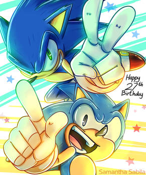 Happy 27th Birthday Sonic