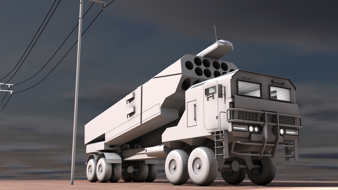 Rocket Launcher Truck 3D by Artificialproduction on DeviantArt