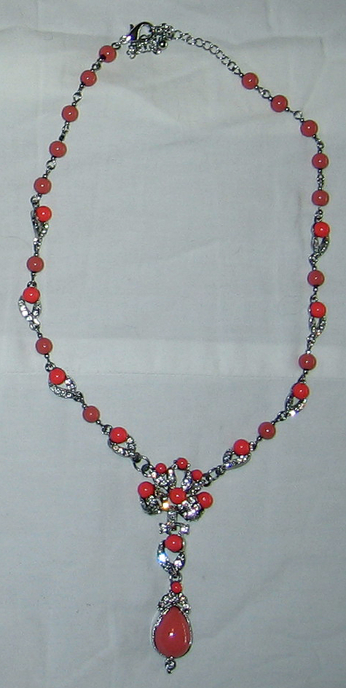 Coral Colored Necklace