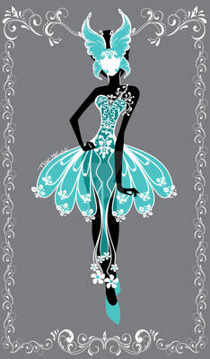 Concept Dress Butterfly Masquerade