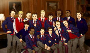Glee FanArt:The Warblers