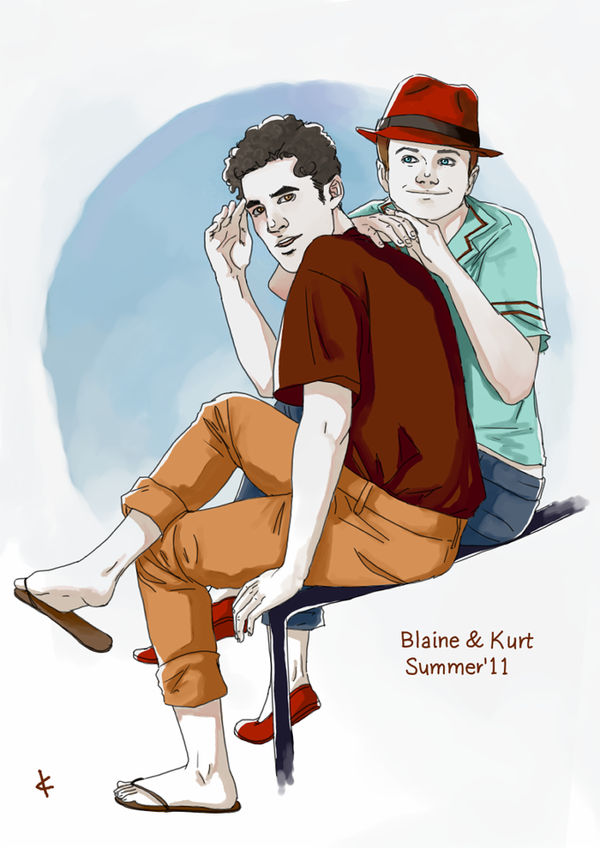 Glee FanArt: Klaine Summer'11
