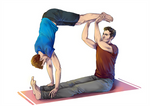 Commission: Sterek Yoga