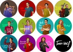 Teen Wolf FanArt: Pins