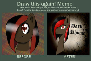 Draw this Again meme - Dark Rhyme