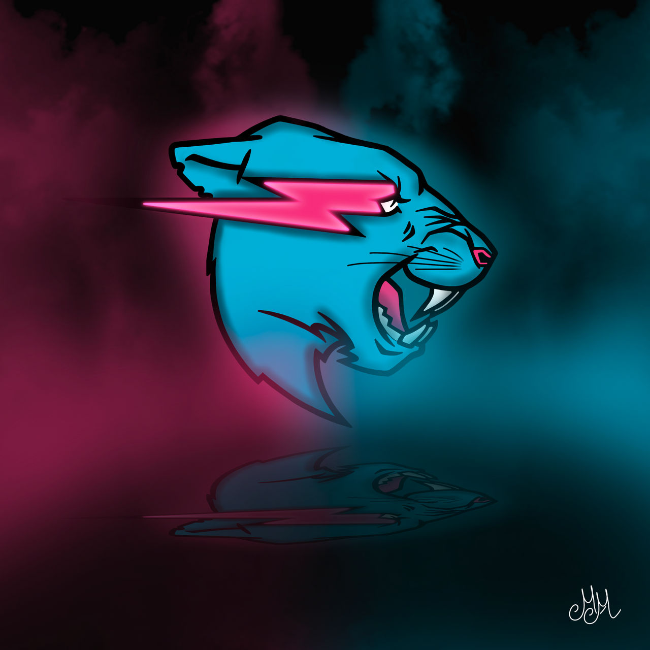 Mr Beast Logo by MidgeMedia on DeviantArt