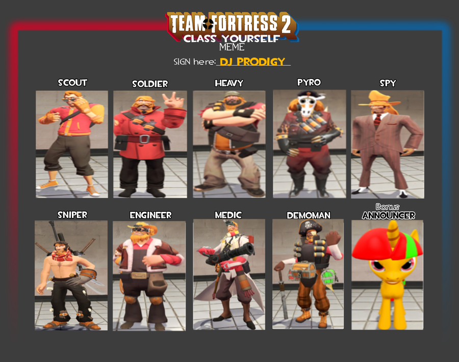 All My TF2 Classes