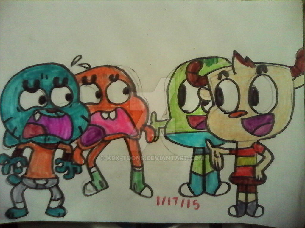 Gumball And Darwin Meets Their KnockOffs