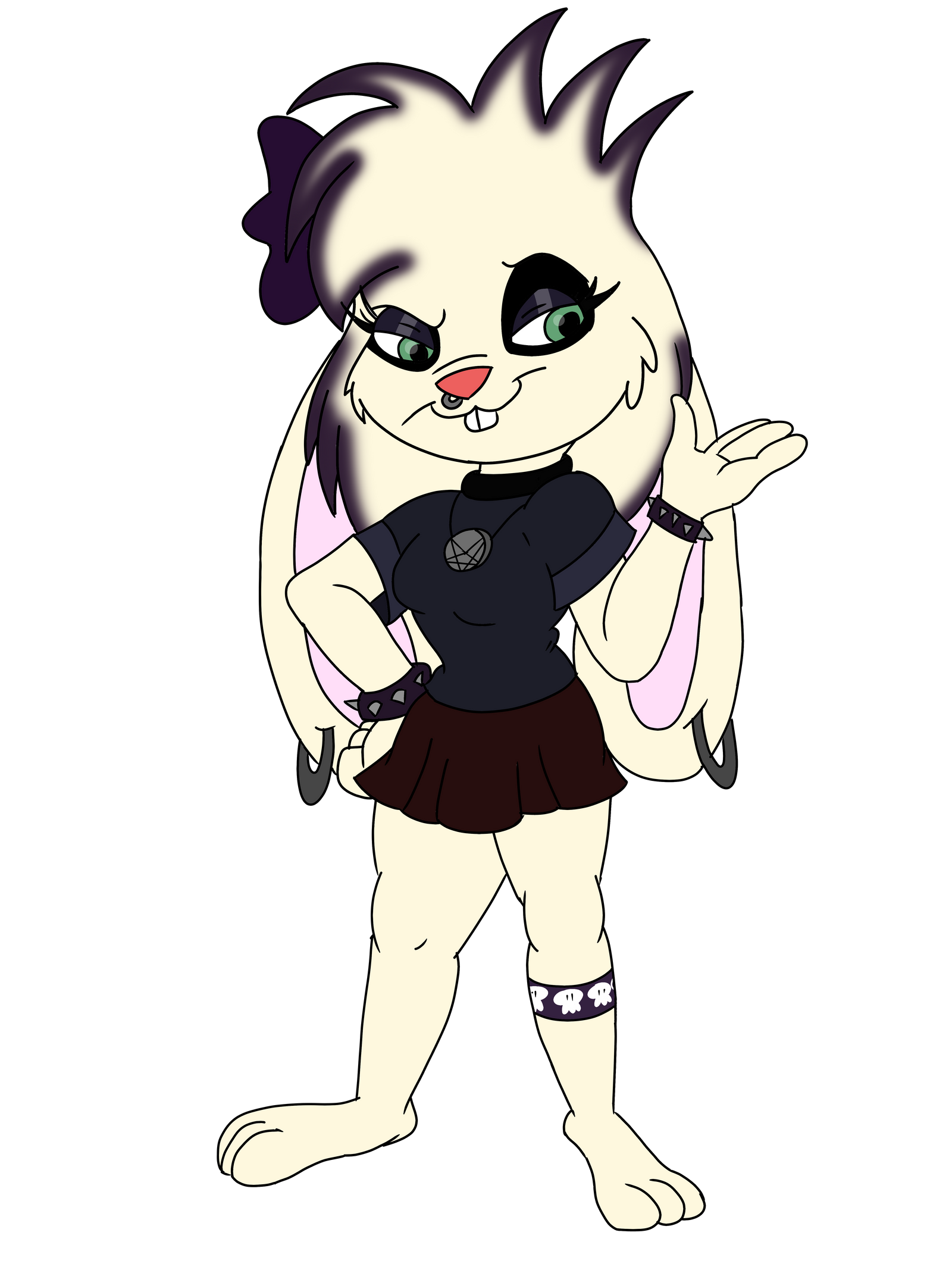 Goth Sarah Goth Sarah McSmith by K9X-Toons on DeviantArt