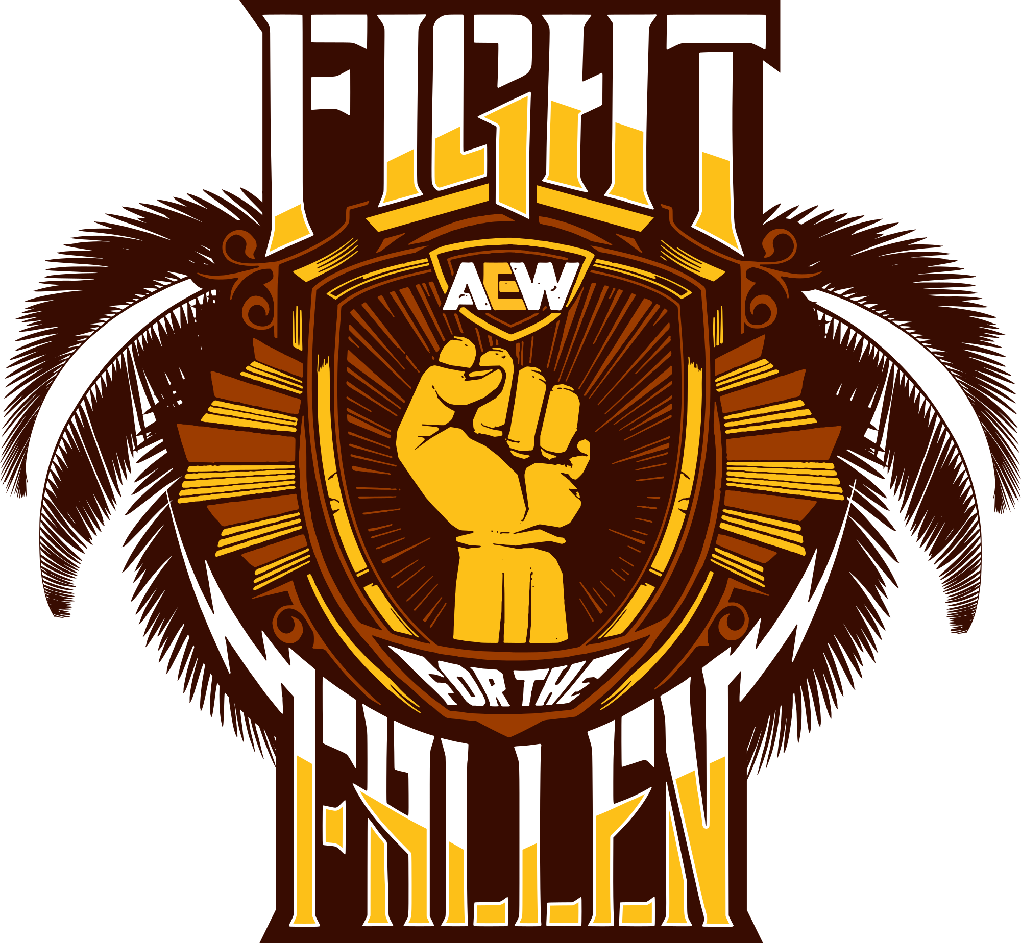 AEW Fight For The Fallen (2019) Logo by HellMen45 on DeviantArt
