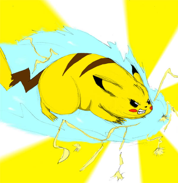 Pikachu using agility... by Kuroihitomi on DeviantArt