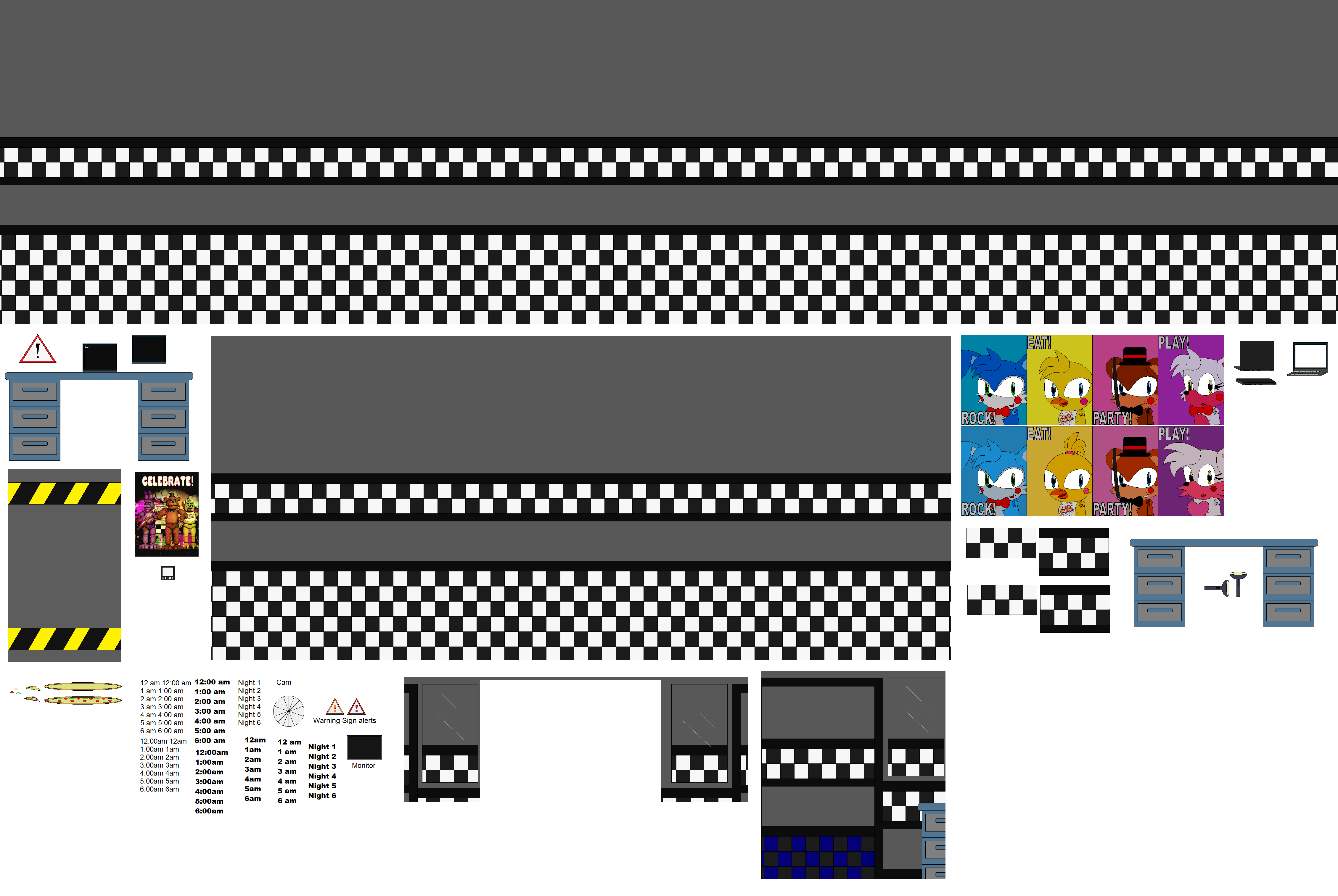 Fnaf Background Kits by SfCabanas15 on DeviantArt