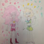 Pink Pearl and Pearl