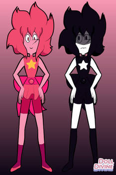 Pink Pearl and Black/Nega!Pink Pearl