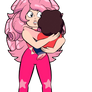 Rose Quartz holds Steven