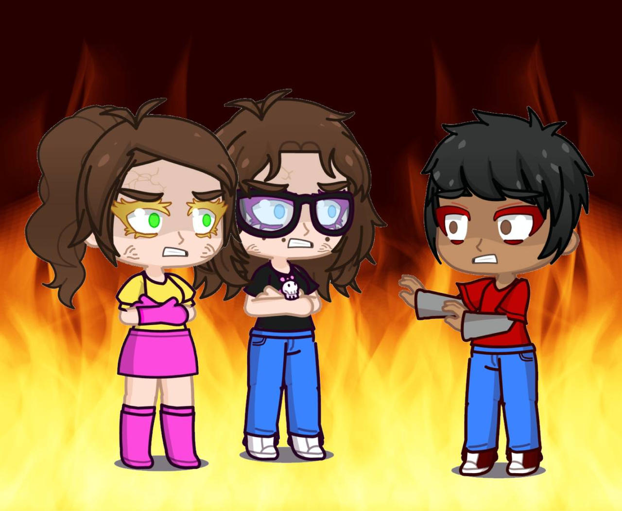 Sarah and Laura are very angry with Hater